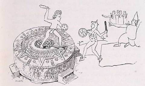 The Temalacati or Gladiatorial Stone from the Codex Ramirez.jpg
