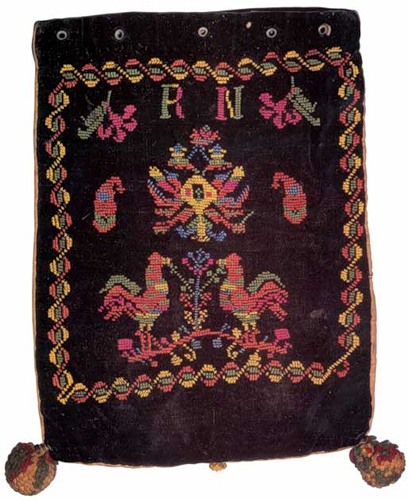 Сумка для хранения тфиллин (1900 г., бархат, выши.jpg