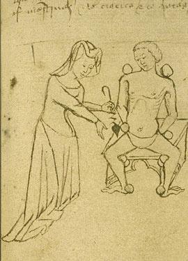 английской миниатюре 1400-1425 женщина делает кровопускание.jpg
