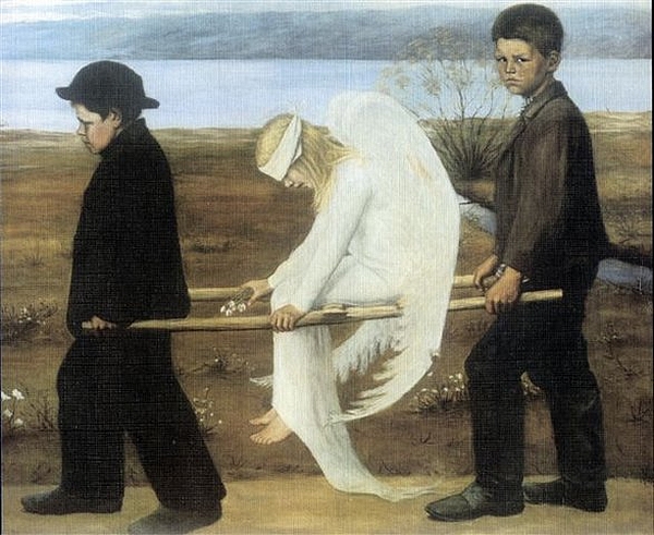 Haavoittunut enkeli » (Раненый ангел), 1903.jpg