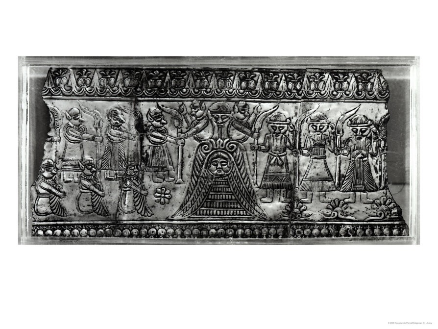 Plaque Depicting the Birth of Ahura-Mazda and Ahriman, from Luristan, Western Iran, 799-600 BC.jpg